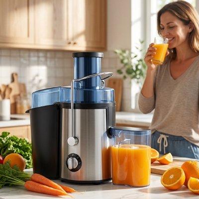 Extracteur de jus centrifugeuse gain de temps cuisine