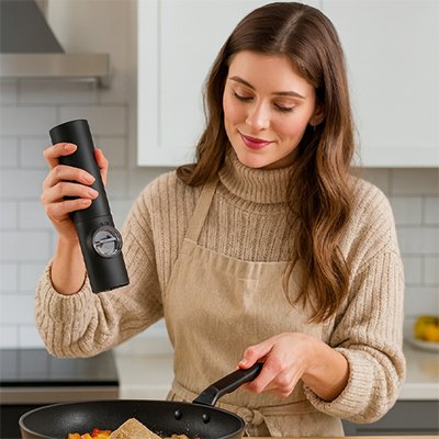 Moulin à poivre électrique Recharge facile