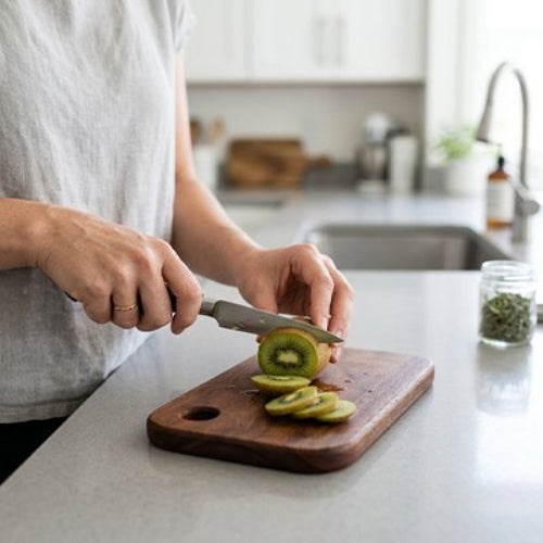 Planche à découper noyer durable et antibactérienne