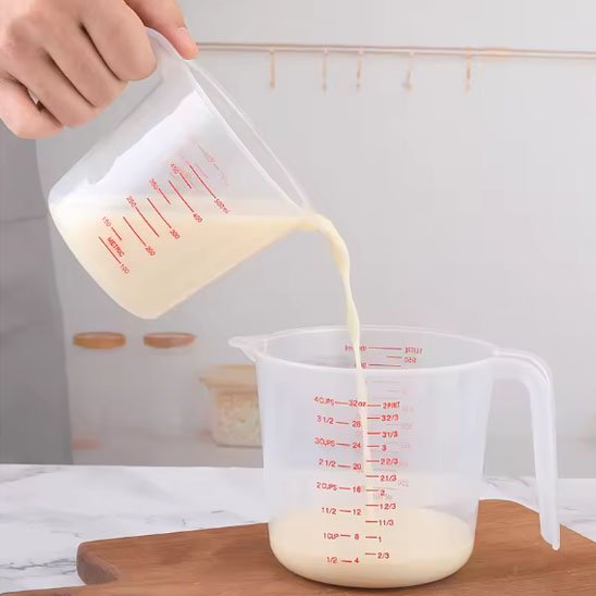 Verre doseur utilisation polyvalente