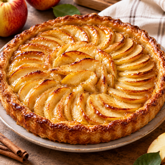 tarte-aux-pommes-doree-brillante-sortie-du-four