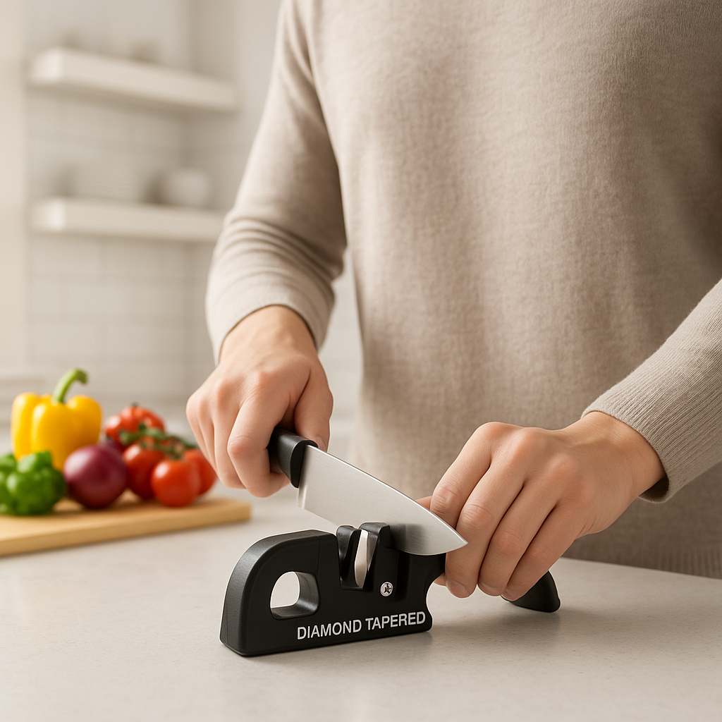 aiguiseur couteau portable ergonimique de qualite