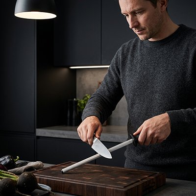 Aiguiseur de couteau rod de sharpening céramique pour cuisine