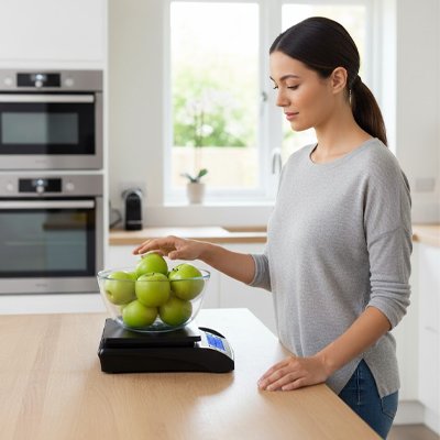 Balance Cuisine écran LCD lisible pour une pesée simple au quotidien