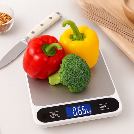 Balances de cuisine électronique intelligente avec précision au gramme près,