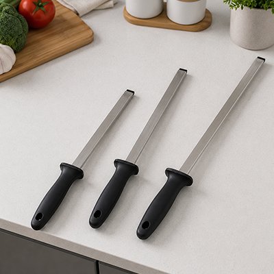 Bâton d’affûtage céramique professionnel pour couteaux