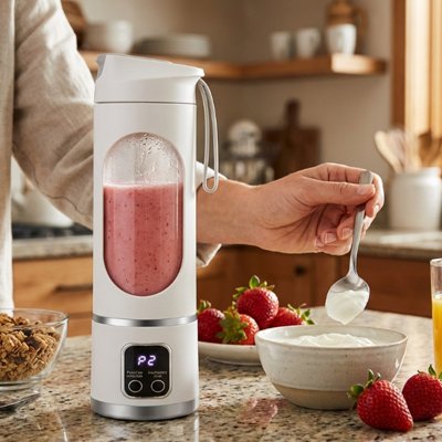 Blender smoothie facile à nettoyer pour un entretien rapide et simple.