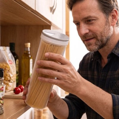 Boite de conservation alimentaire hermétique gris