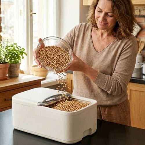 Boite de conservation alimentaire pour riz et aliments secs
