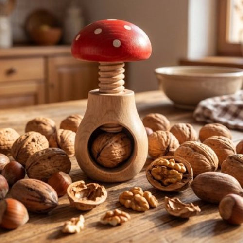 Casse noix avec poignée champignon
