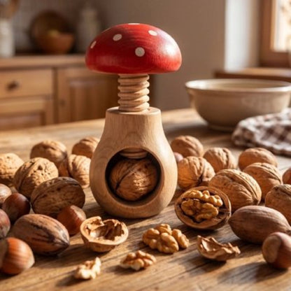 Casse noix avec poignée champignon