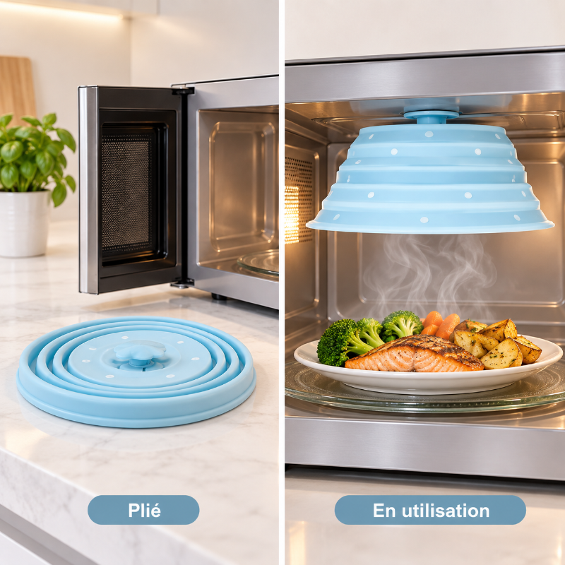 cloche micro onde pour garder les plat moelleux
