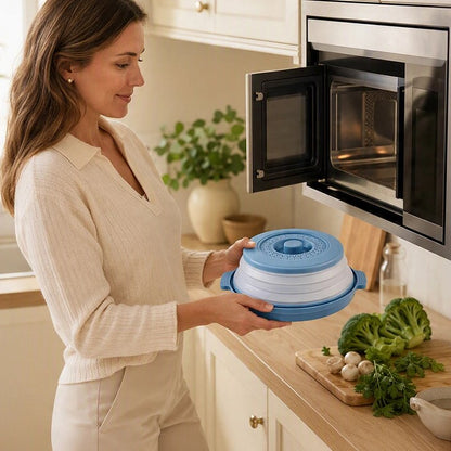 loche micro onde pliable pour un réchauffage propre et homogène