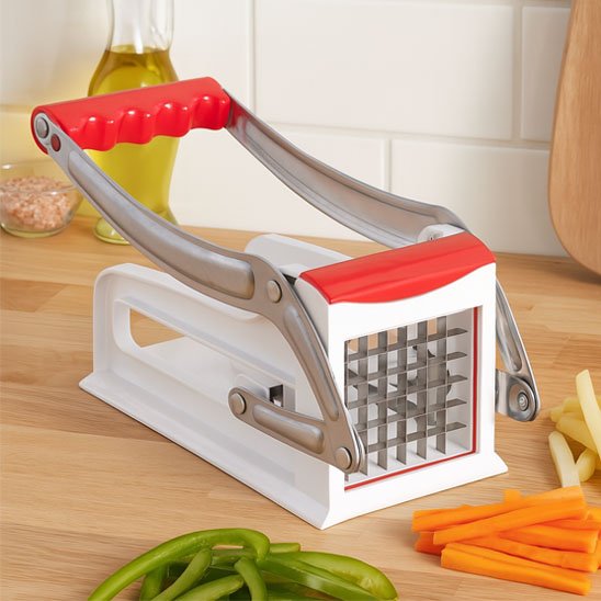 Coupe frite manuel carrottes concombres