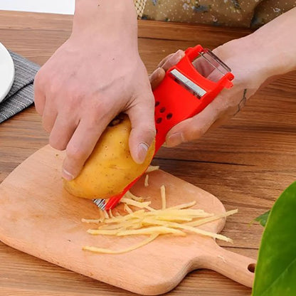 Coupe frites rouge ergonomique