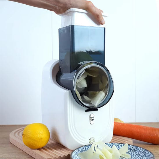 coupe legumes electrique multifonctionnel blanc