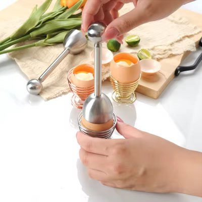 Coupe oeuf en acier inoxydable de qualité