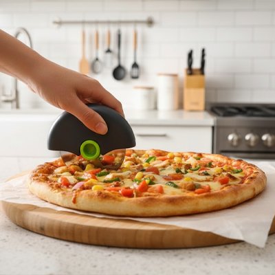 Couteau à pizza prise en main simple et rapide même pour débutants