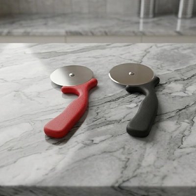 Couteau à pizza professionnel avec lame circulaire