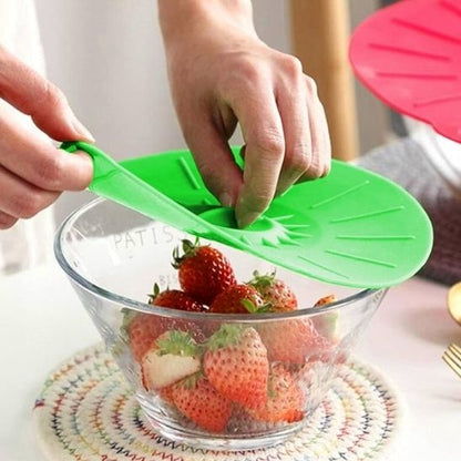 couvercle-en-silicone-polyvalente-verte
