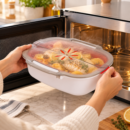 cuiseur vapeur micro ondes cuisson pratique sans casserole