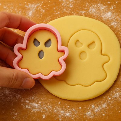 emporte piece halloween forme fantome