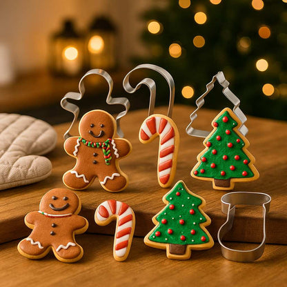 emporte piece noel renne flocon sapin chaussette