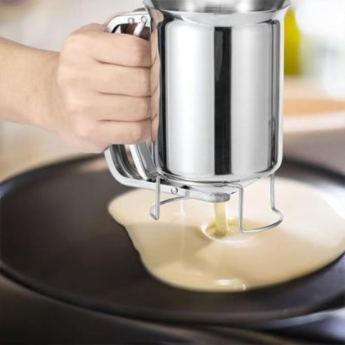 Entonnoir à piston crêpes de même taille, cuisson homogène