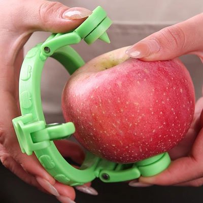 Epluche pomme compact robuste et résistant à l'utilisation quotidienne