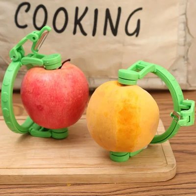 Epluche pomme vert ergonomique