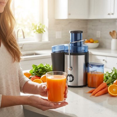 Extracteur de jus centrifugeuse sSaveurs pures et intenses