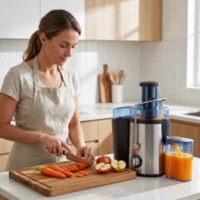 Extracteur de jus centrifugeuse vitamines préservées naturellement