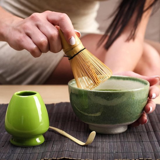 Fouet matcha texture lisse