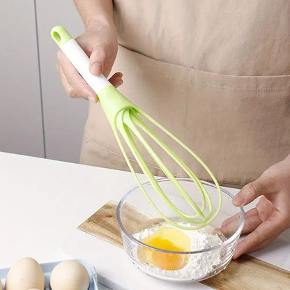 Fouet plat durable en acier inoxydable facile à nettoyer