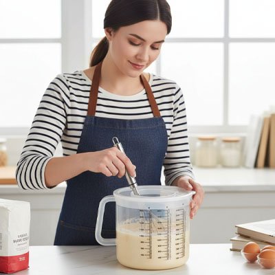 Grand verre doseur 2,5L pour pâtisserie et cuisine