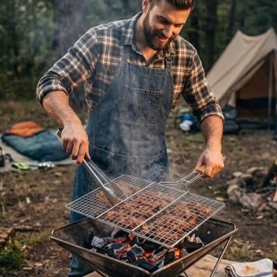 Grille barbecue​ cuisson homogène pour des grillades parfaitement saisies