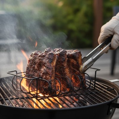 Grille barbecue facile à nettoyer et durable
