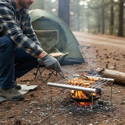 Grille barbecue​ pour pique-nique et parc