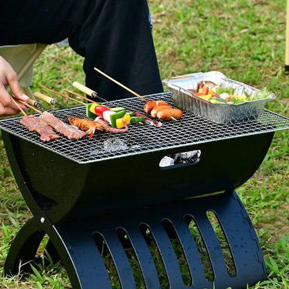 Grille pour barbecue idéal pour viandes, poissons et légumes