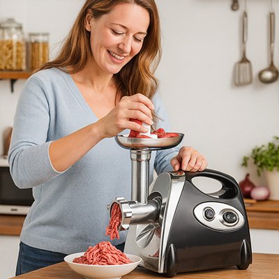 Hachoir a viande ultra performant et materiau de qualité