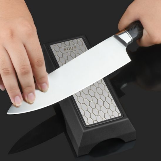 Pierre À Aiguiser Couteaux Pierre Ponce Pierre Affûteuse Deux Côtés Double Grain Mince - Brute