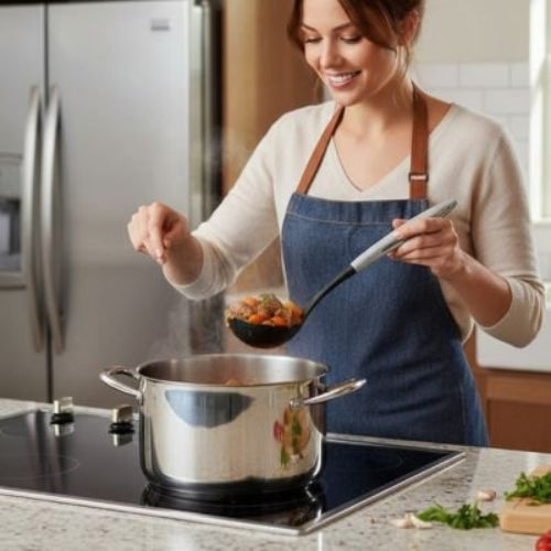 Louche pour servir soupe chaude