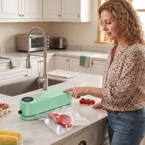 Machine sous vide élimine l'air du sachet