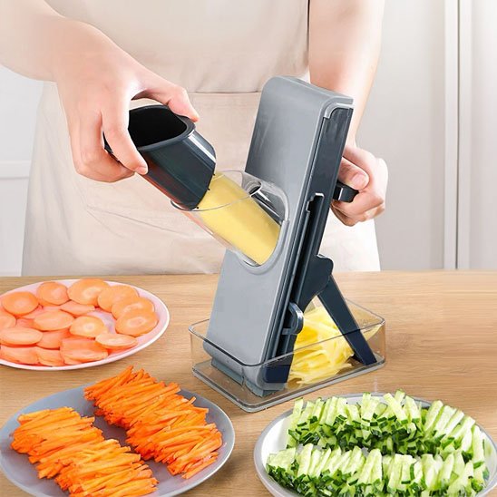 Mandoline cuisine avec lames en acier inoxydable