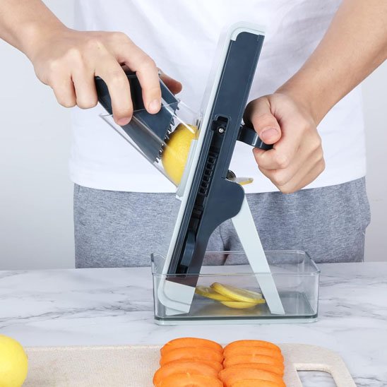 Mandoline cuisine avec lames interchangeables