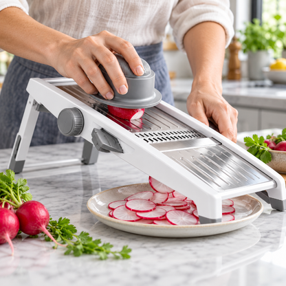 mandoline cuisine multifonction découpe sécuritaire