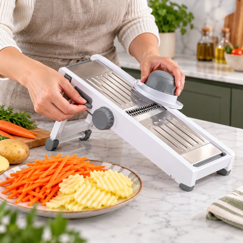 mandoline cuisine réglable multifonction