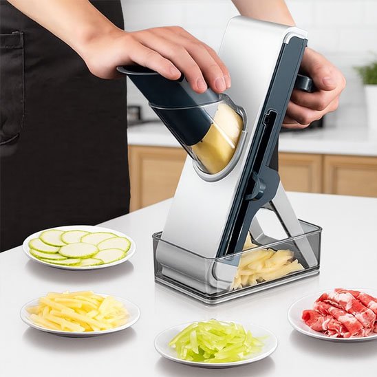 Mandoline cuisine trancheuse de légumes facile à utiliser en cuisine