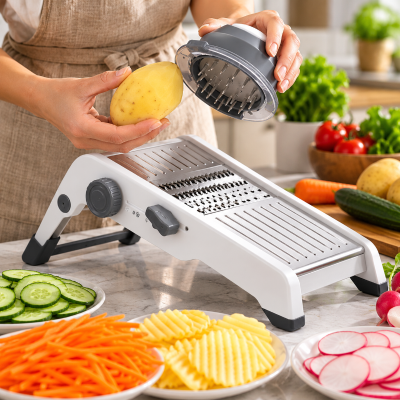 mandoline legumes nettoyage facile