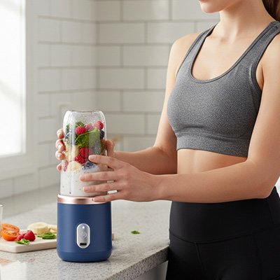 Mixeur portable bleu